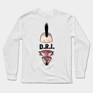 Punk Man D.R.I. Long Sleeve T-Shirt